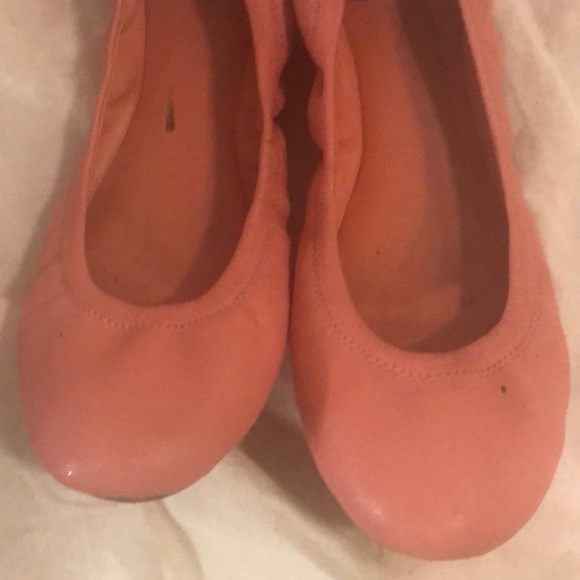Tory Butch Eddie Leather Ballet Flats - Picture 5 of 5